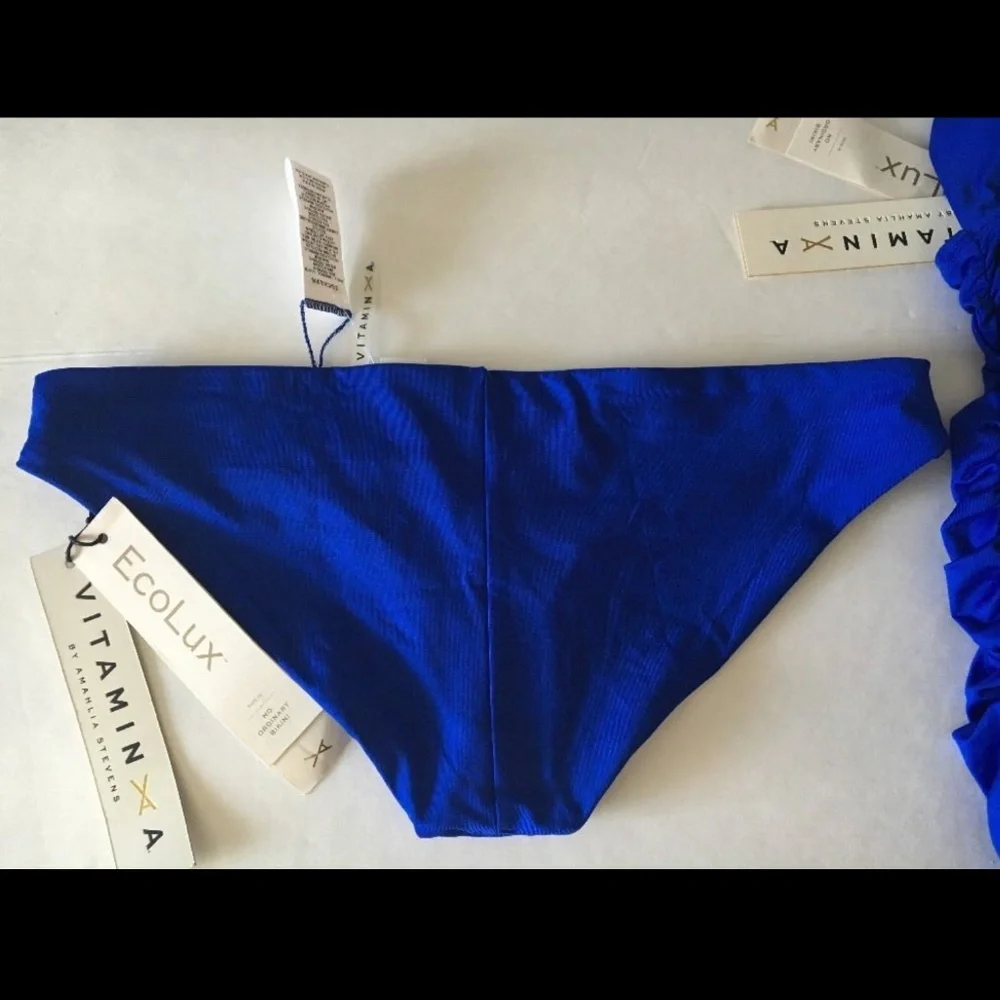 NWT 2PC Vitamin A EcoLux Halter Tankini Bottom S/6 - Picture 10 of 11
